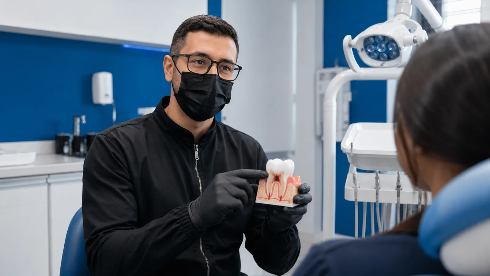Tratamento de canal em Ijuí — atendimento odontológico e explicação ao paciente